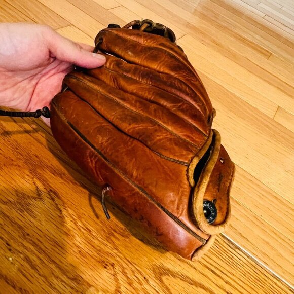 Vintage MICKEY MANTLE Rawlings Signature Model MM9 Baseball RHT Glove NY Yankee - Picture 8 of 16